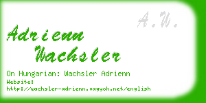 adrienn wachsler business card